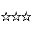 Bewertung 3 Sterne Silhouette